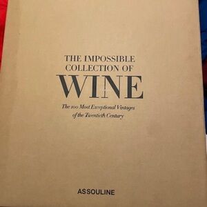 Assouline The Impossible Collection of Wine - Tan Cover(price negotiable)